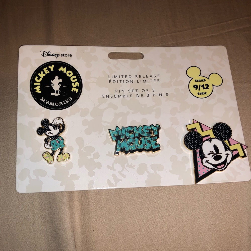 Limited release Mickey Mouse pin set